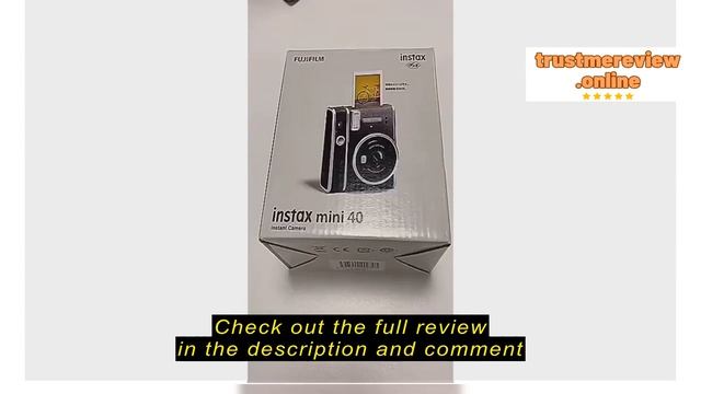 Review iCm Photography Fujifilm Instax Mini 40 Instant Camera смотреть онлайн