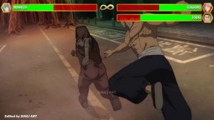 Itadori Yuji & Todo VS Mahito WITH HEALTHBARS | Jujutsu Kaisen Season 2