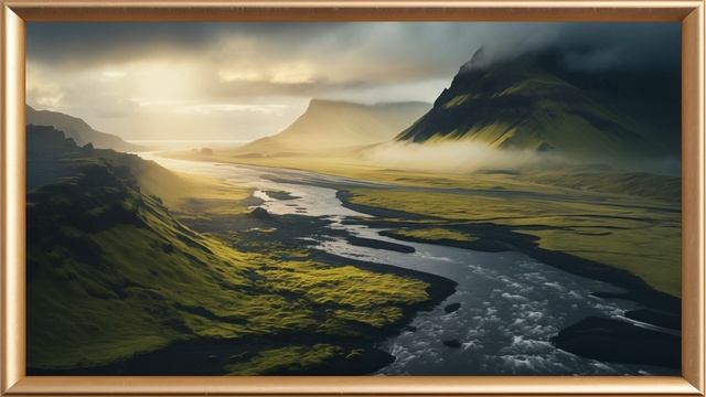 Framed TV Art - Iceland | Scenic Views Smart TV Artwork | Landscape TV Screensaver смотреть онлайн