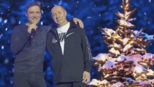 Новый Год Юры Шатунова на музыку С. Кузнецова и моё Рождество соединились в одной композиции. смотреть онлайн