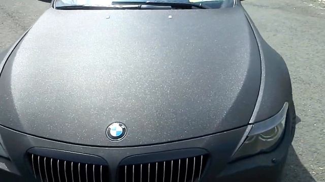 Bmw 640 wrap in Black Diamond. Re-styling.ie смотреть онлайн