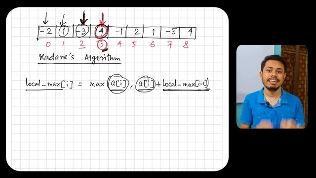 Maximum Sum Subarray using Kadane's Algorithm | DSA for Placement смотреть онлайн