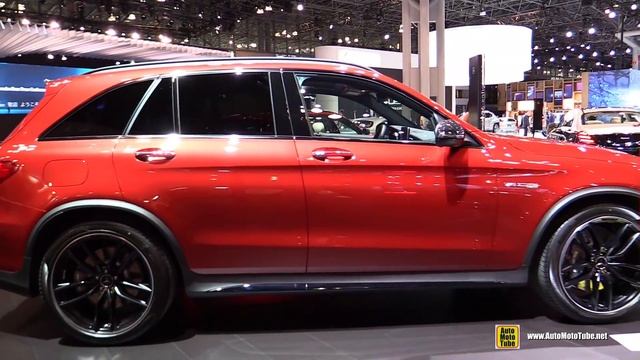 2018 Mercedes AMG GLC63 - Exterior and Interior Walkaround - 2018 New York Auto Show смотреть онлайн
