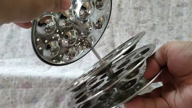 Dharam Paul Traders Steel Mini Idli idly Maker Stand with 4 Plates and 48 Cavities. смотреть онлайн
