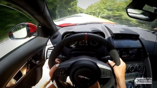 POINT OF VIEW | JAGUAR F-TYPE S | DRIVEN BY GIRL