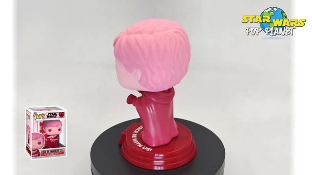 Luke Skywalker (with Grogu) (Pink) Valentine #494 (2022) - Star Wars Funko Pop Turnaround смотреть онлайн