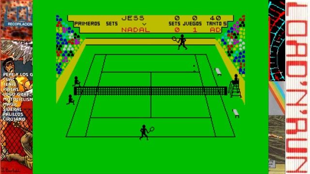 1- Load'n'Run nº 10: Tenis y Cuac para Zx Spectrum смотреть онлайн