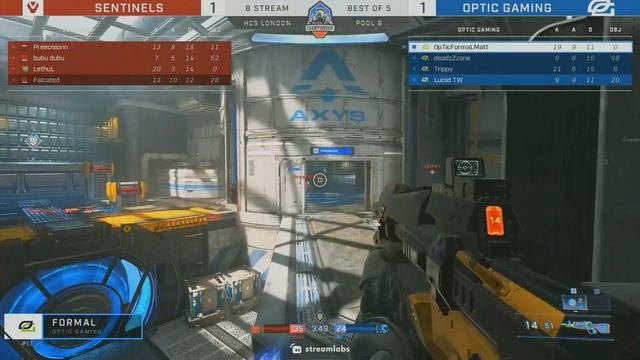 OpTic vs Sentinels - HCS London смотреть онлайн