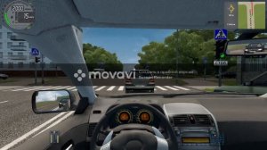играю в сити кар драйвинг + руль с педалями!