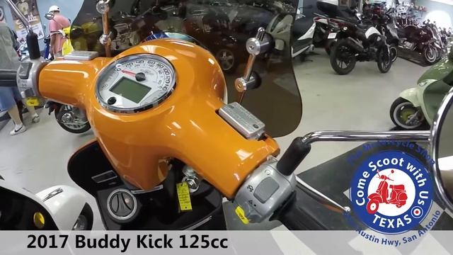 2017 Buddy Kick 125cc motor scooter смотреть онлайн