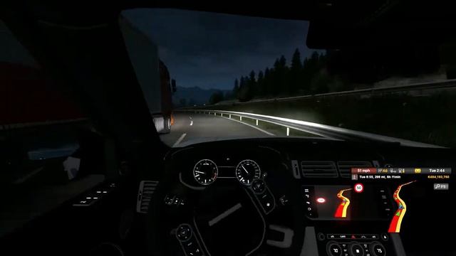Euro Truck Simulator 2 - Aberdeen to London Timelapse (with Range Rover) смотреть онлайн