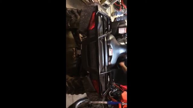 2017 HONDA RINCON HMF TITAN QS MUFFLER BEFORE & AFTER смотреть онлайн