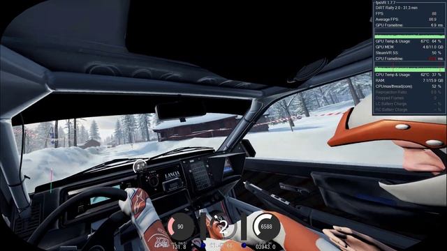 DiRT Rally 2.0 VR | Lancia Delta HF Integrale | Sweden | Elgsjön смотреть онлайн