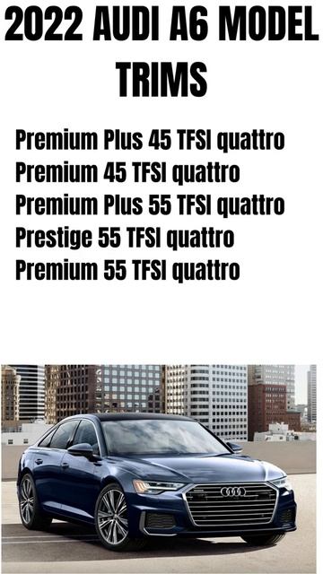 2022 Audi A6 Model Trims смотреть онлайн