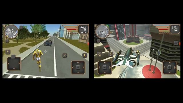 Flying A Rope Hero Vice Simulator vs Amazing Rope Man смотреть онлайн