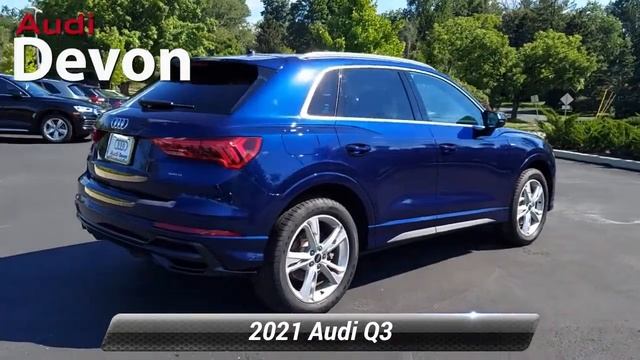 Used 2021 Audi Q3 S line Premium Plus, Devon, PA Q3M5521L смотреть онлайн