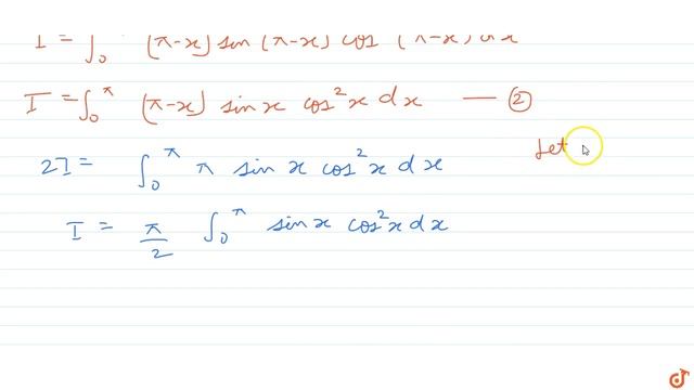 JEE MAINS 2018 Evaluate the following integrals: (1-35)
`int_0^pixsinx cos^2x dx` смотреть онлайн