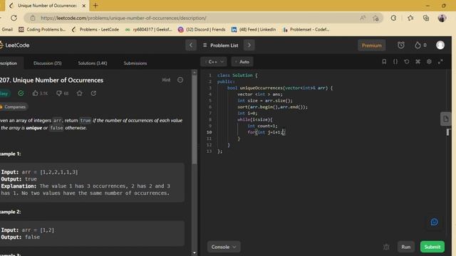 UNIQUE NUMBER OF OCCURRENCES || LEET CODERS смотреть онлайн