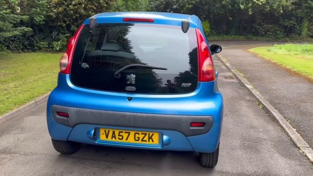 2007 Peugeot 107 - Blue смотреть онлайн