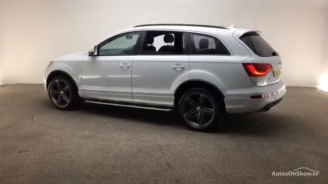 GJ64AYK AUDI Q7 TDI QUATTRO S LINE PLUS WHITE 2014, Reading Audi смотреть онлайн