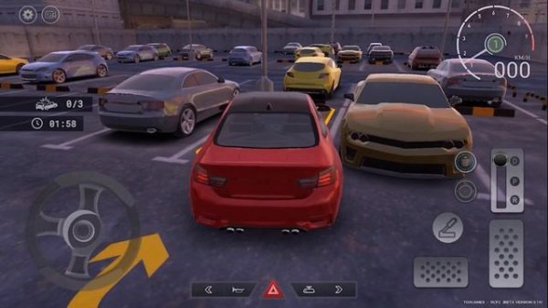 Real car parking simulator 2 l BMW M8 car smart parking l android iOS gameplay