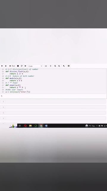 Python Arithmetic Operators смотреть онлайн