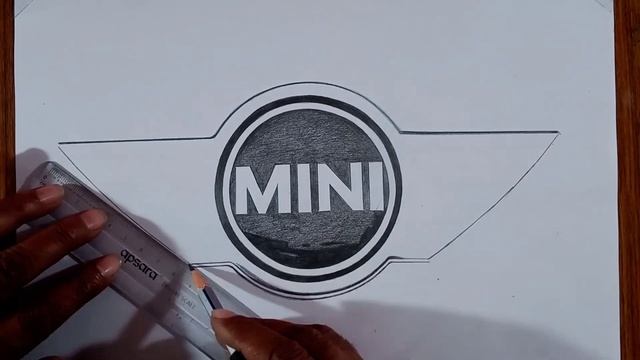 MINI COOPER LOGO Drawing