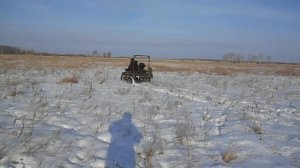 Проходимость трицикла по неглубокому рыхлому снегу