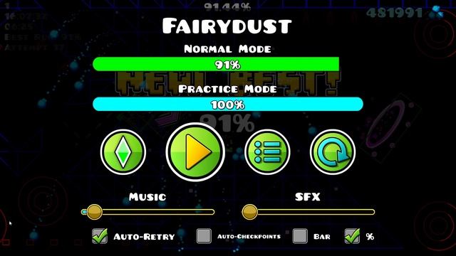 Fairydust 100% [200th Demon] by mkComic | Geometry Dash смотреть онлайн