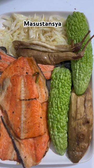 Fresh Ampalaya and Onion with Eggplant At Salmon Fish #dinner #shorts #healthy #food #foodlover смотреть онлайн