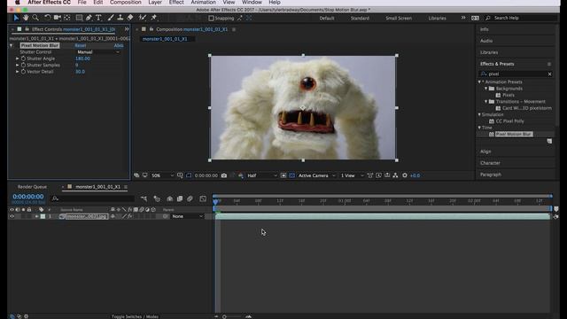Add Motion Blur and Smooth-Out Stop Motions | After Effects Tutorial смотреть онлайн