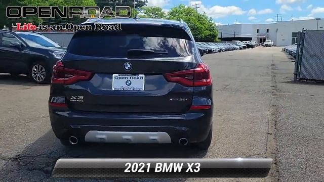 Certified 2021 BMW X3 xDrive30i, Morristown, NJ P18266 смотреть онлайн