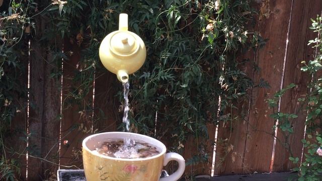 DIY English breakfast tea floating teapot fountain смотреть онлайн