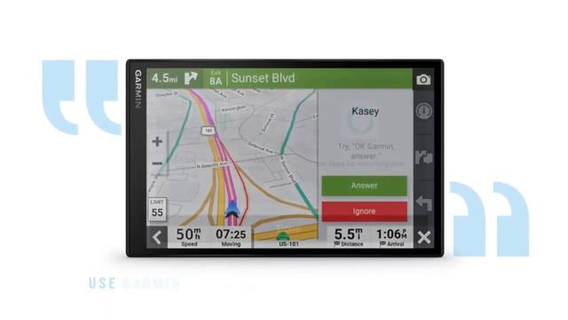 Garmin DriveSmart 76, 7-inch Car GPS Navigator with Bright, Crisp High-resolution Maps and Garmin смотреть онлайн