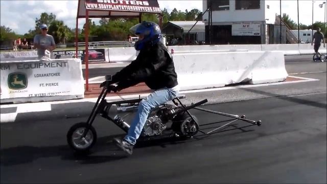 DRAG RACING MINI BIKE CRASH смотреть онлайн
