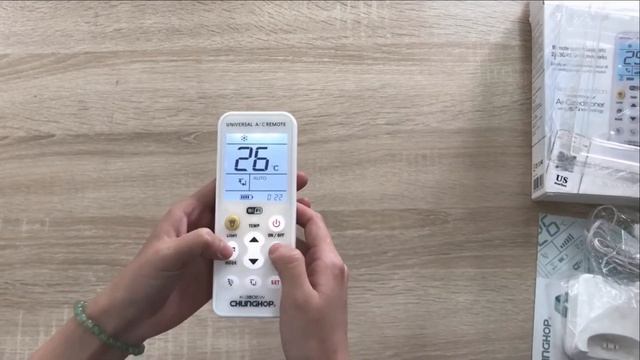 How to use Chunghop K-380EW Wi-Fi Backlight Remote Control for Air Conditioner смотреть онлайн