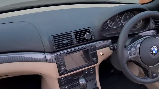 BMW E46 330ci convertible interior смотреть онлайн