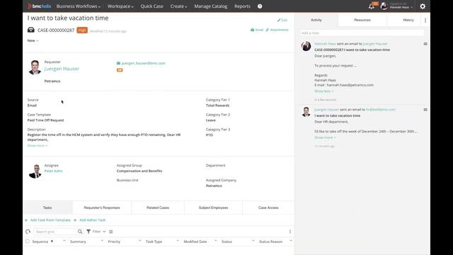 BMC Helix Business Workflows 18.05 Highlights смотреть онлайн