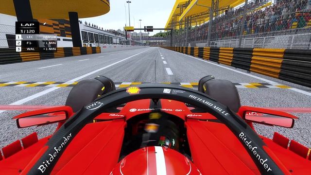 Ferrari F1 2023 SF-23 vs Ferrari F1 2022 F1-75 - Macau GP смотреть онлайн