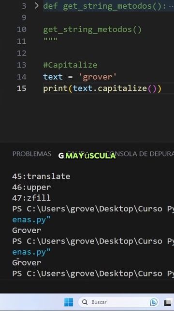 Función Capitalize en Python ¿para qué sirve? смотреть онлайн