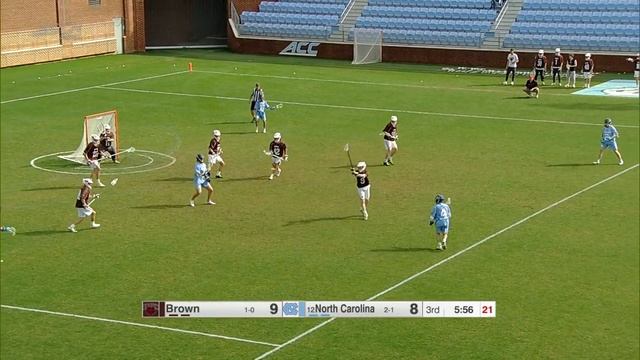 UNC Men's Lacrosse: Herbert Leads Tar Heels Over Brown, 14-11 смотреть онлайн