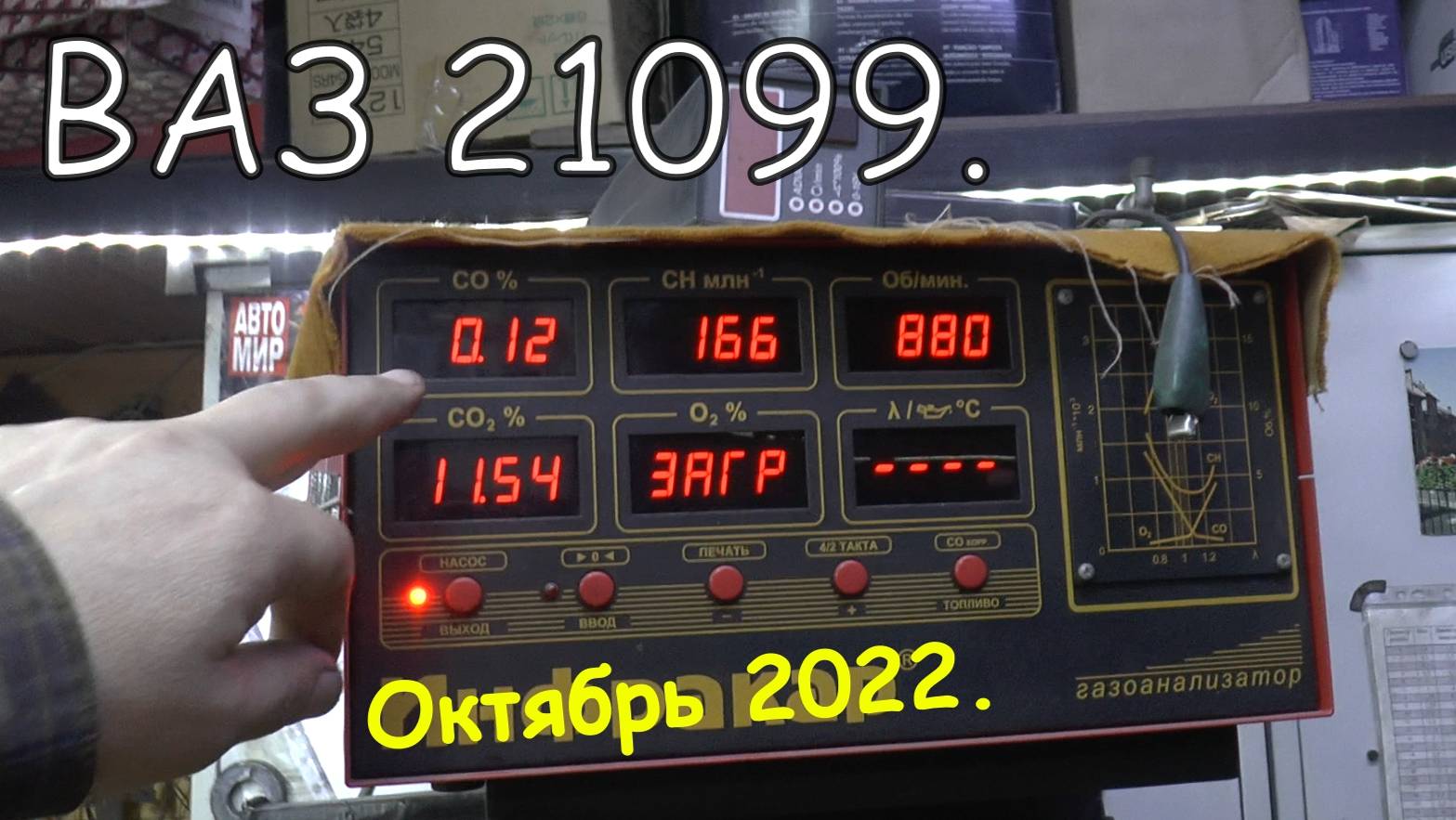 ВАЗ 21099. Октябрь. 2022.
