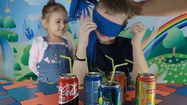 Газированный челлендж от Алисы и Егора Угадай вкус fanta, cola и др Carbonated Challenge смотреть онлайн