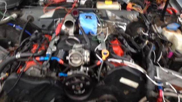 Testing wiring basically first start of B7 with 2.7 Engine Single Turbo смотреть онлайн
