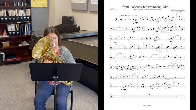 2024 North Carolina All-State Euph 11-12 Solo: Rimsky-Korsakov смотреть онлайн