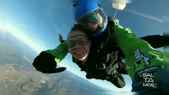 стрибок з парашутом/ подарунок на 18-ти річчя — salto en paracaídas tandem/un regalo por 18 años смотреть онлайн