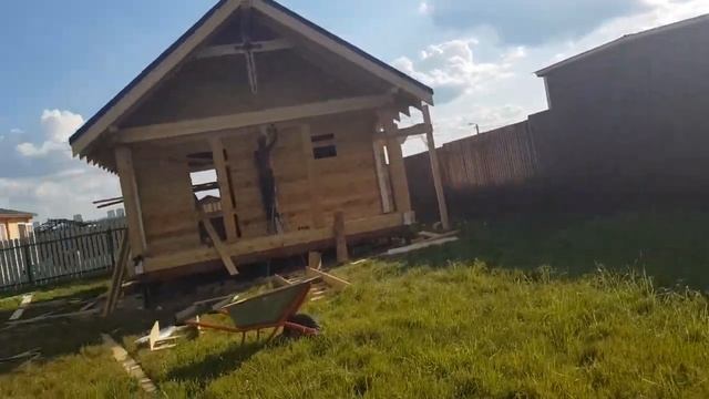 Баня 6 на 6 из бруса смотреть онлайн