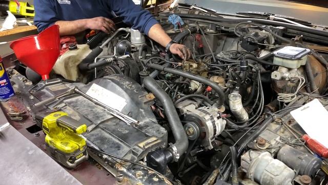 First Start Of The Wagon After Putting New Radiator & Water Pump On! смотреть онлайн