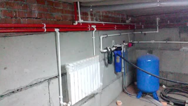 Разводка труб по подвалу. Слова не нужны. смотреть онлайн