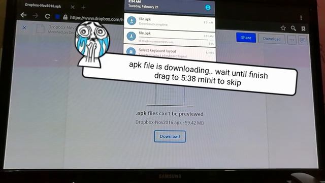 tutorial: install dropbox thru browser - androidbox mini m8s (t95n) смотреть онлайн